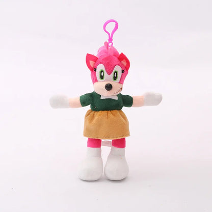 Super Sonic Hedgehog Plush Dolls — Shadow, Amy Rose, Knuckles, Tails Anime Stuffed Toy Gift for Kids