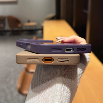 AG Matte Magnetic MagSafe Case - Shockproof Hard PC Cover with Camera Protection for iPhone