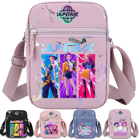 K-Pop Demon Hunters Crossbody Phone Bag – HUNTRX Rumi Huntrix Coin Wallet Shoulder Purse