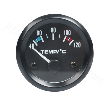 12V Car Gauge 52mm - Water Temperature, Oil Pressure, Fuel, Voltage & Ammeter Meter