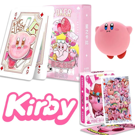 Kirby Poker Playing Cards – Kawaii Anime Board Game Deck for Kids, Party, and Creative Cartoon Gift Set