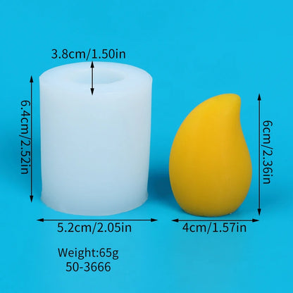 3D Fruit Silicone Mold – Mango, Banana, Durian & Lychee Shapes for Candle, Soap, Chocolate, Cake, Fondant & Aromatherapy Crafts