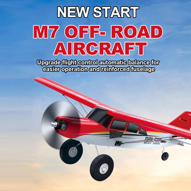 Qidi560 Moore M7 Off-Road RC Plane – 4CH Brushless Fixed-Wing Aircraft, EPP Foam, Remote Control Airplane Toy