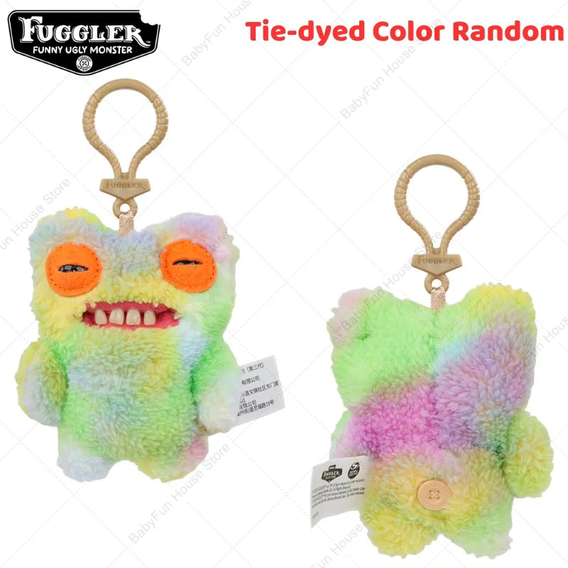 Original Fuggler Ugly Teeth Plush Keychain – Wide-Eyed Monster, Alien & Rabbit Peluche Pendant Toy