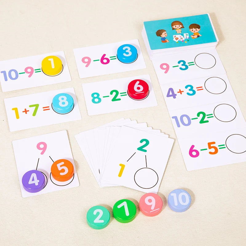 Children's Math Early Education Toy – Number Cognition & Mathematical Operations Learning Aids