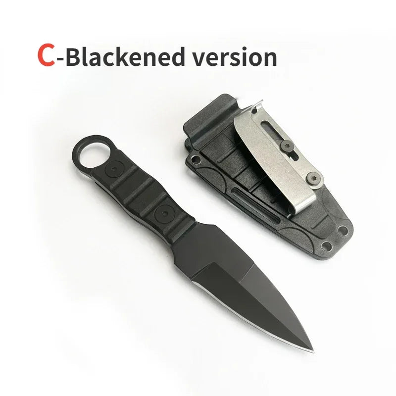 Outdoor Survival Knife - High Hardness EDC Portable Utility Knife with K Sheath for Camping & Adventure
