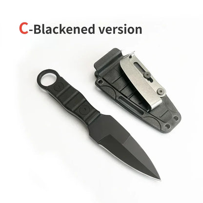 Outdoor Survival Knife - High Hardness EDC Portable Utility Knife with K Sheath for Camping & Adventure