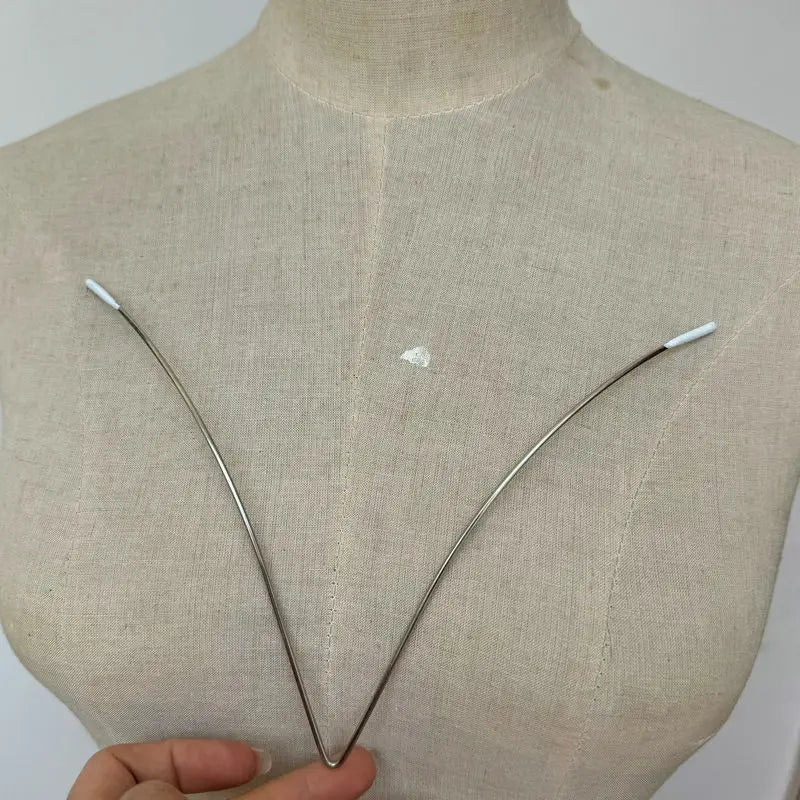 Stainless Steel Bra Underwire Shapers - 6-Piece Lingerie Making Supplies for Bras, Bustiers, and Corsets
