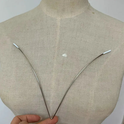 Stainless Steel Bra Underwire Shapers - 6-Piece Lingerie Making Supplies for Bras, Bustiers, and Corsets