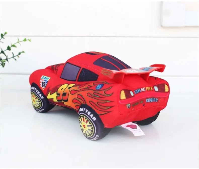 Pixar Cars 3 Lightning McQueen Plush Toy — 17–35cm Soft Stuffed Pillow Cushion for Kids