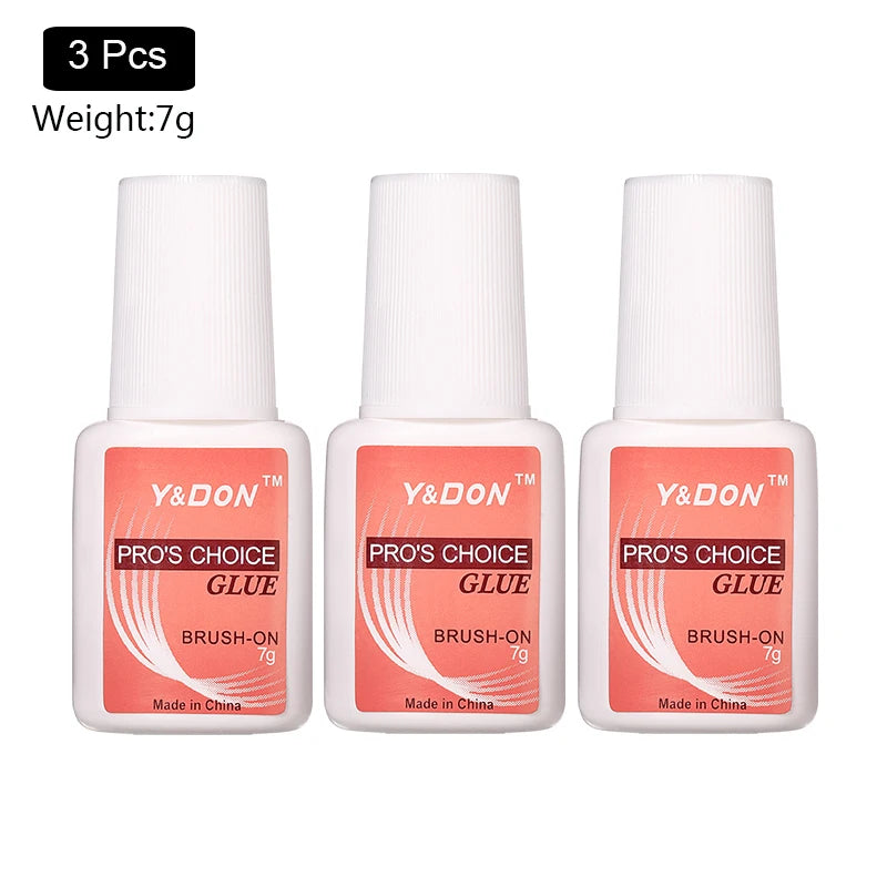 10g Fast Drying Nail Glue - Adhesive for False Nails, Glitter, Acrylic, Rhinestone Decoration, and Nail Extensions