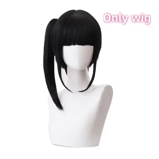 Tsuyuri Kanao Cosplay Costume – Anime Kimono Uniform with Wig for Women & Kids
