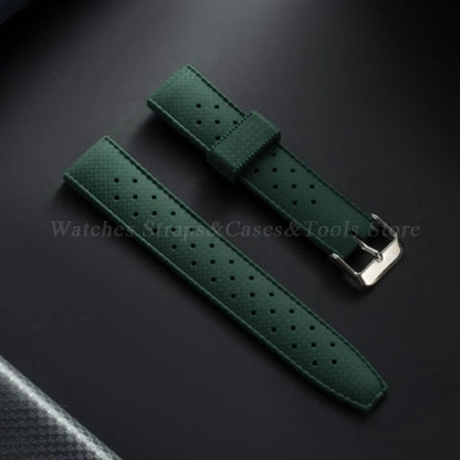 Premium Tropic Silicone Watch Strap – 20mm & 22mm Quick Release Waterproof Rubber Bracelet for Seiko, Oris & Omega