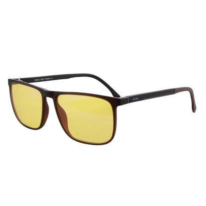 SHINU Blue Light Blocking Glasses – Red Lens Anti-Glare Eyewear for Men to Reduce Eye Strain