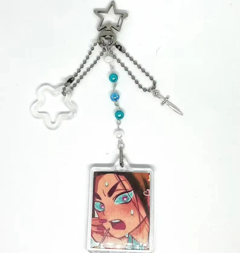 Alien Stage Acrylic Matching Keychains - Luka Mizi Hyuna Ivan Keyrings for Backpacks, Phones & Christmas Gifts