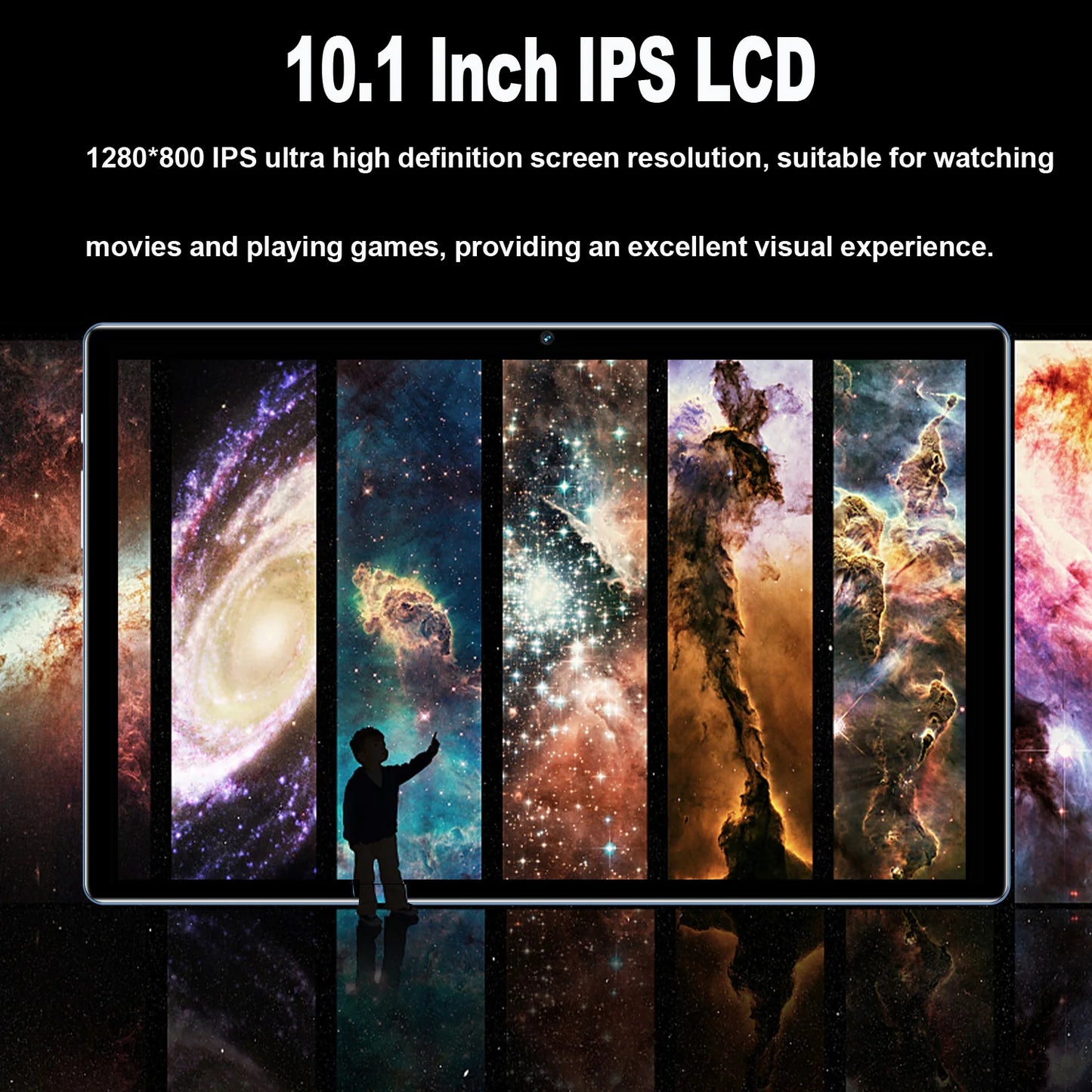 10.1" Android Tablet – Octa-Core, Dual SIM 3G Call, Dual Cameras, 4GB RAM 64GB, Global Version, Google Play