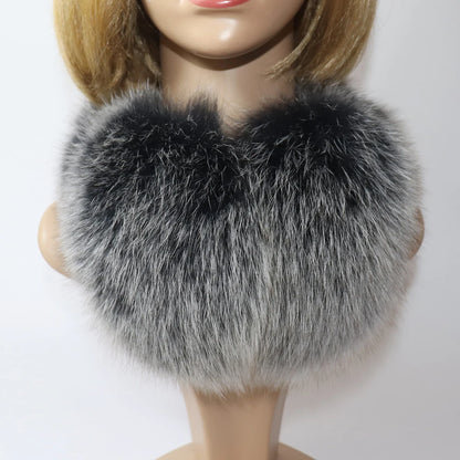 Real Fox & Raccoon Fur Earmuffs – Warm Winter Ear Warmer for Women and Girls, Plush Genuine Fur Accessory