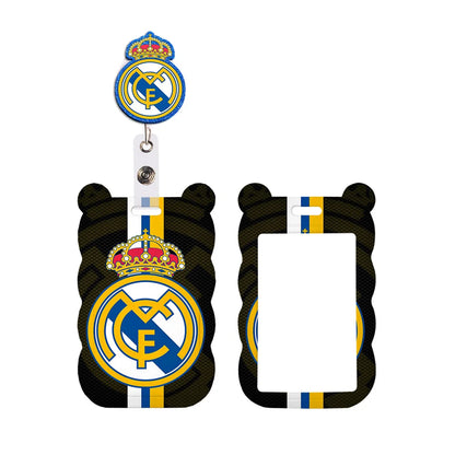 Spanish Football Neck Strap Lanyard – Cartoon Badge Holder ID Card for Kids, Students, Girls & Boys Gift
