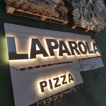 Custom Metal 3D LED House Number - Waterproof Outdoor Address Sign for Home, Apartment & Door Plates
