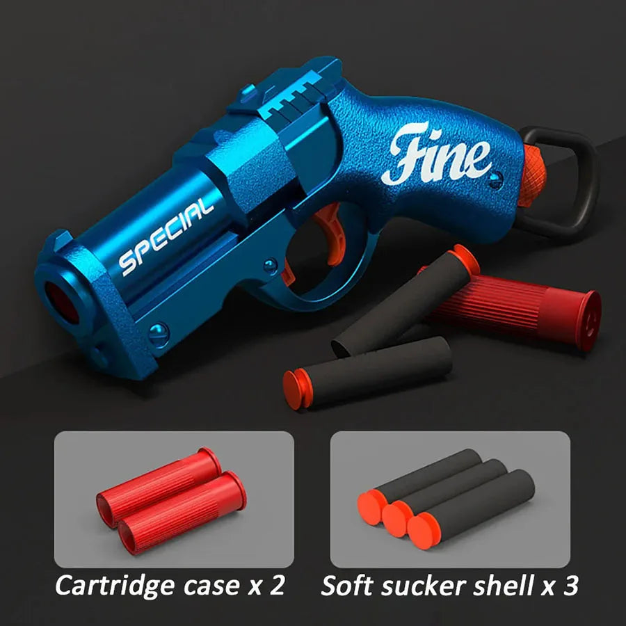 Mini S686 Soft Bullet Launcher Toy Gun – Airsoft Foam Bullet Blaster for Kids, Outdoor Pistol Weapon