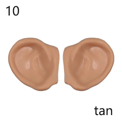 Blyth Doll Elf Ears – White, Tan, Dark & Black Skin Artificial Ear Accessories (Doll Only)