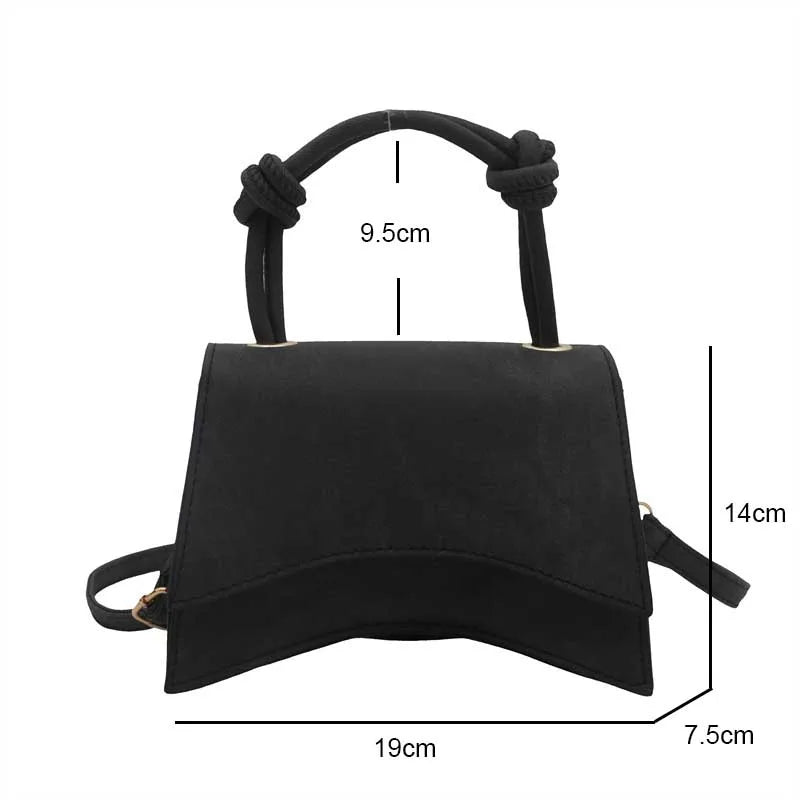 Women’s Solid Color Crossbody Shoulder Bag – Simple Casual Small Square Trendy Diagonal Handbag for Autumn Everyday Use