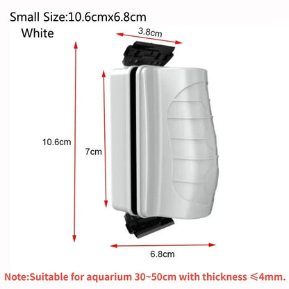 Magnetic Aquarium Fish Tank Brush – Floating Glass Cleaner & Algae Scraper, Aquarium Accessories
