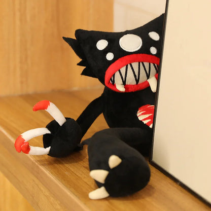 Soft Black Spider Plush Toy — Creative Monster Stuffed Animal Gift for Kids, Pets & Boyfriends