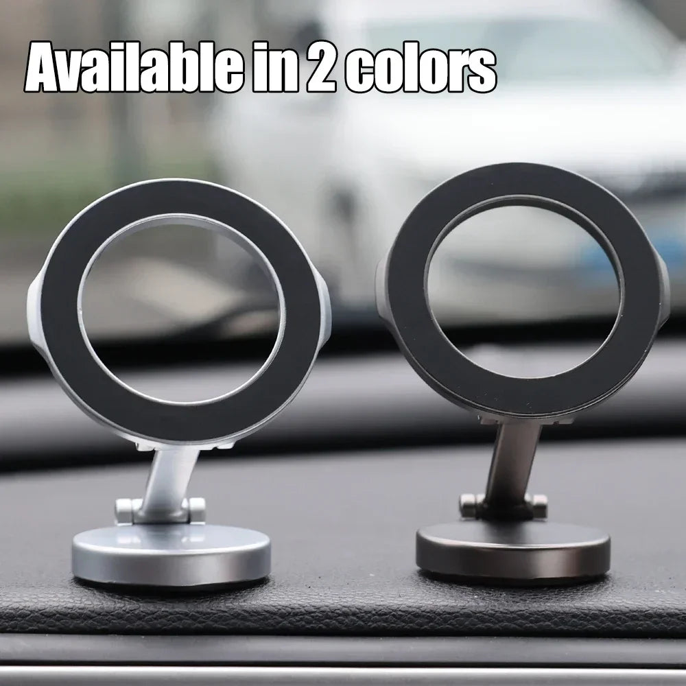 Strong Magnetic Cell Phone Holder - 360° Swivel Adjustable Magsafe Back Sticker for iPhone 16, Samsung, Xiaomi, Universal