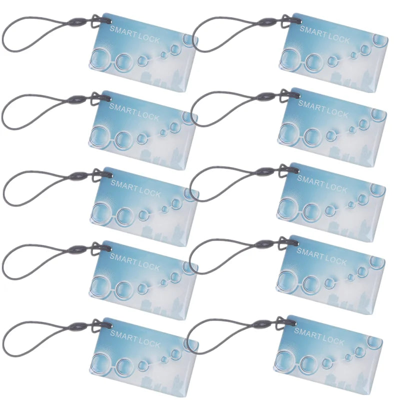 10PCS Smart IC Cards - 13.56MHz Blank RFID Key Cards for Hotel Locks Tuya Smart Door Access Systems
