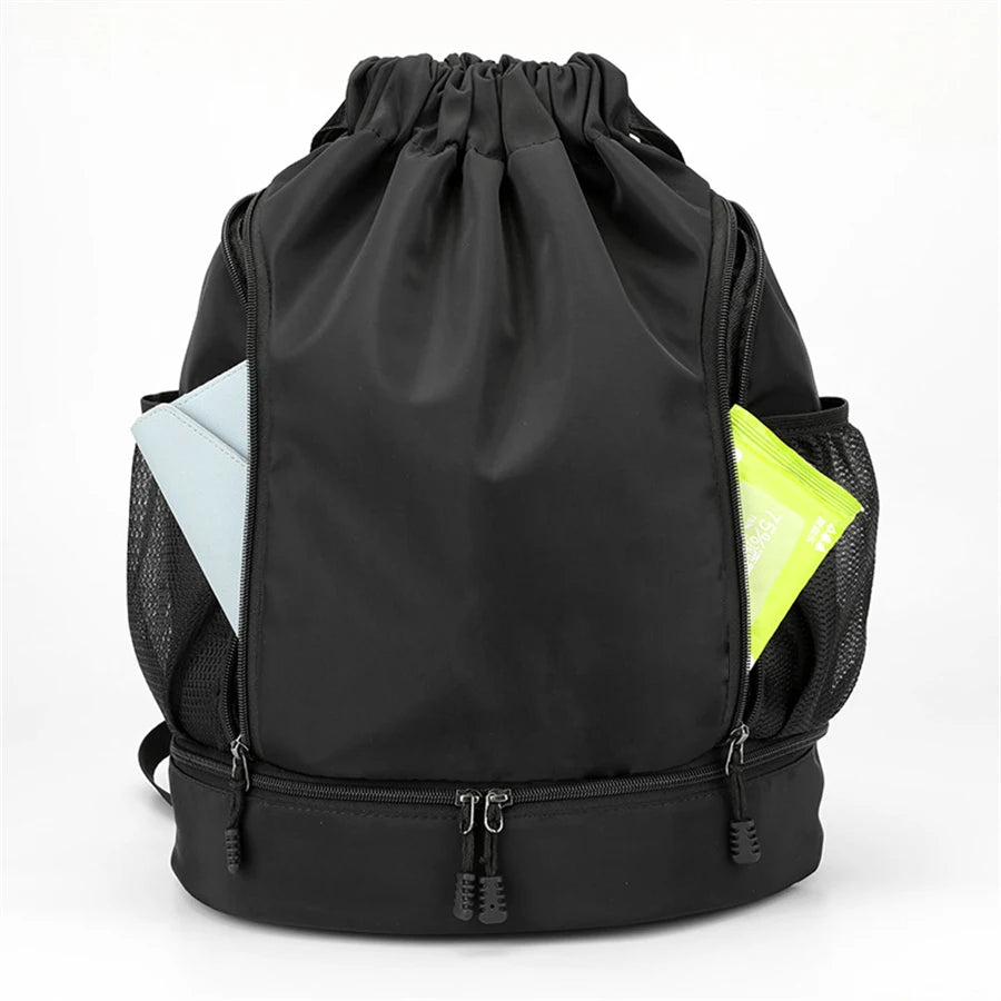 Sports Basketball Backpack — Waterproof Travel Bag for Outdoor, Swimming, Fitness, Hiking, Climbing, and Basketball Gear