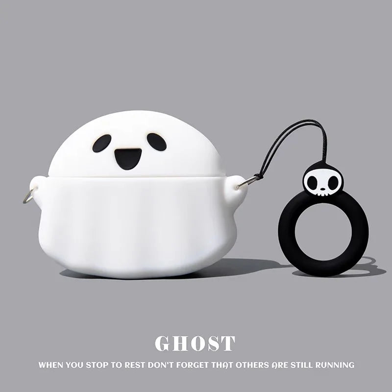 3D Silicone AirPods Case – Cute Cartoon Headphone Charging Cover for AirPods 1/2/3/4 & AirPods Pro 2 (2024)
