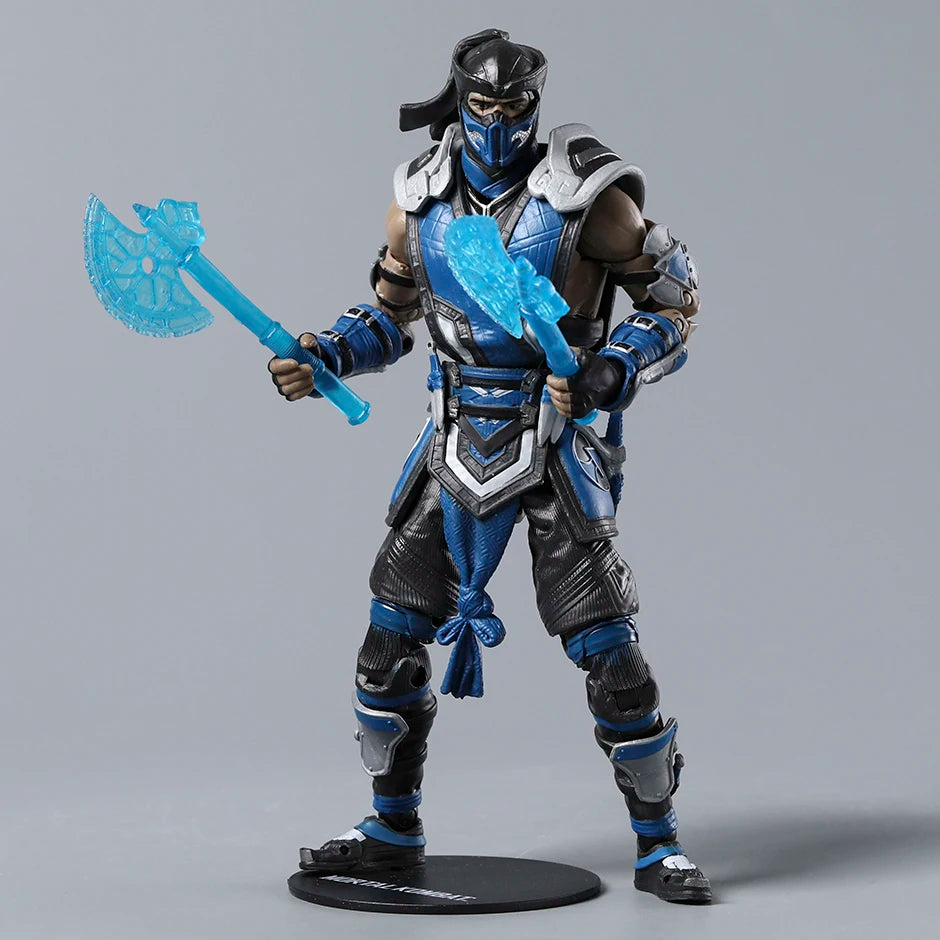 Scorpion & Sub-Zero Mortal Kombat 7" Action Figures – Exclusive Series 1 Movie Collectible Toy Dolls