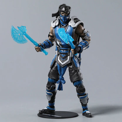 Scorpion & Sub-Zero Mortal Kombat 7" Action Figures – Exclusive Series 1 Movie Collectible Toy Dolls