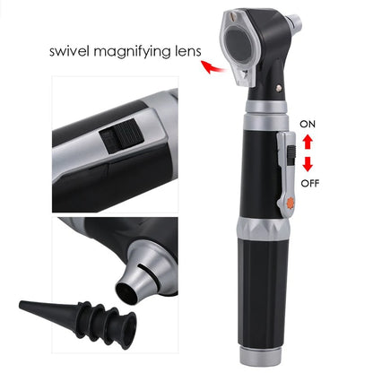 Otoscope Ear Scope - 3X Magnifying Lens with LED Light for Ear Inspection & Pocket Ear Checker for Kids, Adults & Pets