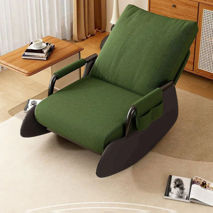 Ergonomic Adjustable Rocking Recliner Chair - Lazy Lounge Seat for Living Room & Balcony