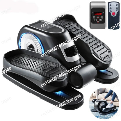 Under Desk Elliptical Machine – Leg Exerciser with Remote Control & 12 Adjustable Speeds, Quiet Elliptical Trainer