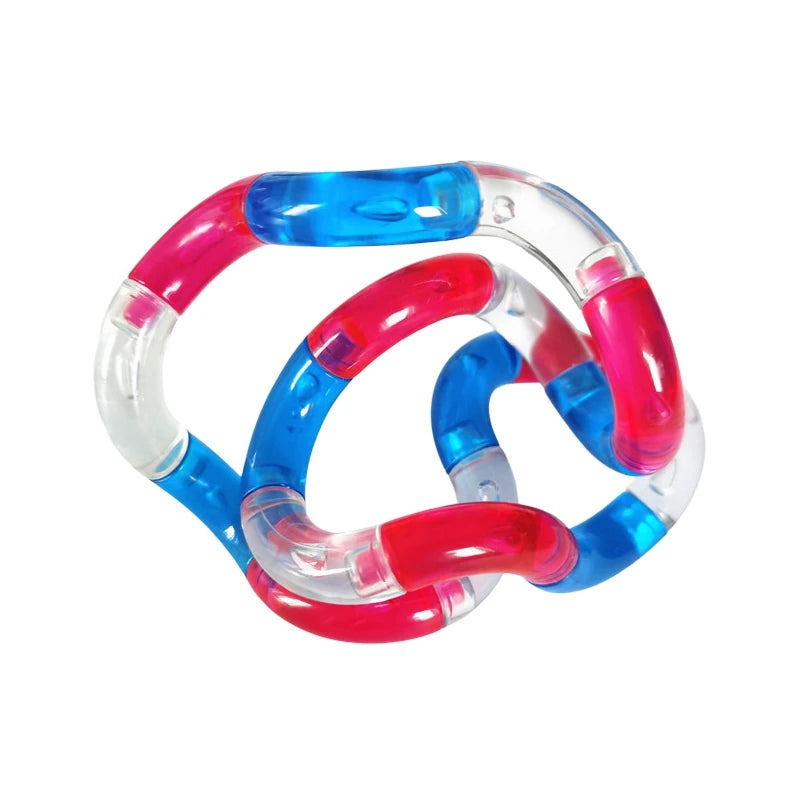 Tangle Fidget Rope Toy - Color Changing Stress Relief & Sensory Party Gift