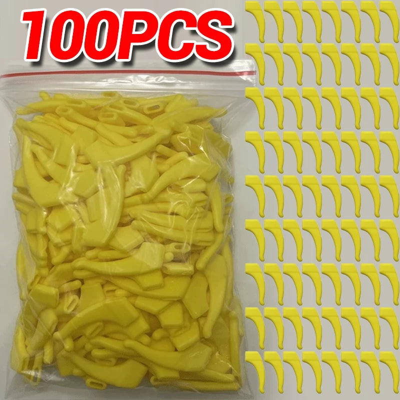 Anti-Slip Silicone Ear Hooks for Glasses | Elastic Eyewear Grip, Temple Holder & Fastener Accessories