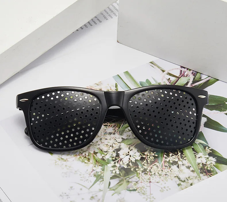 Anti-Myopia Pin Hole Glasses – Vision Correction & Eye Fatigue Relief for Men & Women