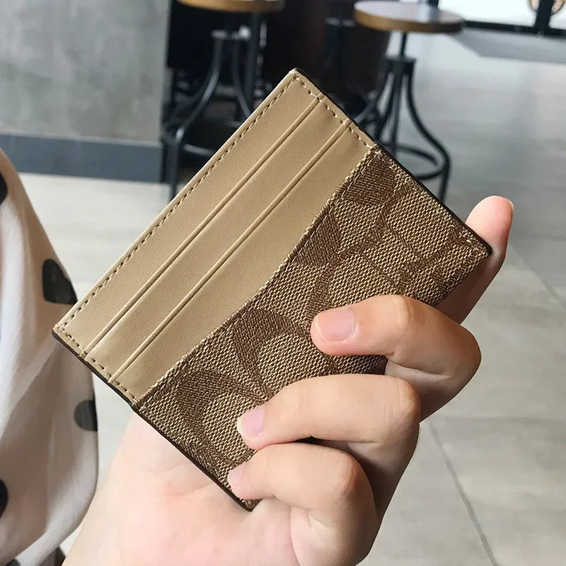 Luxury PU Leather Wallet for Women – Multi-Function Card Holder & Small Purse | Stylish Women's Card Bag