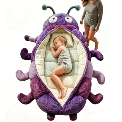 Hugging Caterpillar Sleeping Bag - Cozy Snuggle Design for Kids & Adults