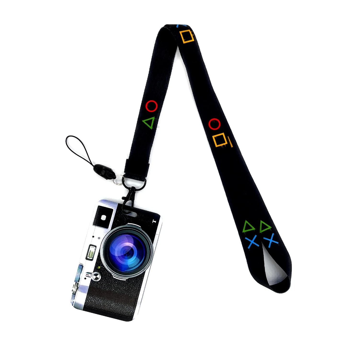 Gamer ID Card Holder Lanyard — Cool Credential Neck Strap & Badge Keychain for Men & Women