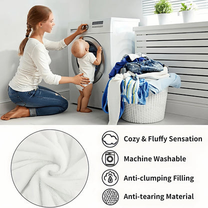 Luxury Plush Fashion Blanket – Soft Warm Flannel for Sofa, Bedroom, Office & Travel Gift