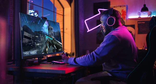 ARZOPA 27-Inch QHD Gaming Monitor — 180Hz Fast IPS, 1ms Response, FreeSync PC Monitor M1RC