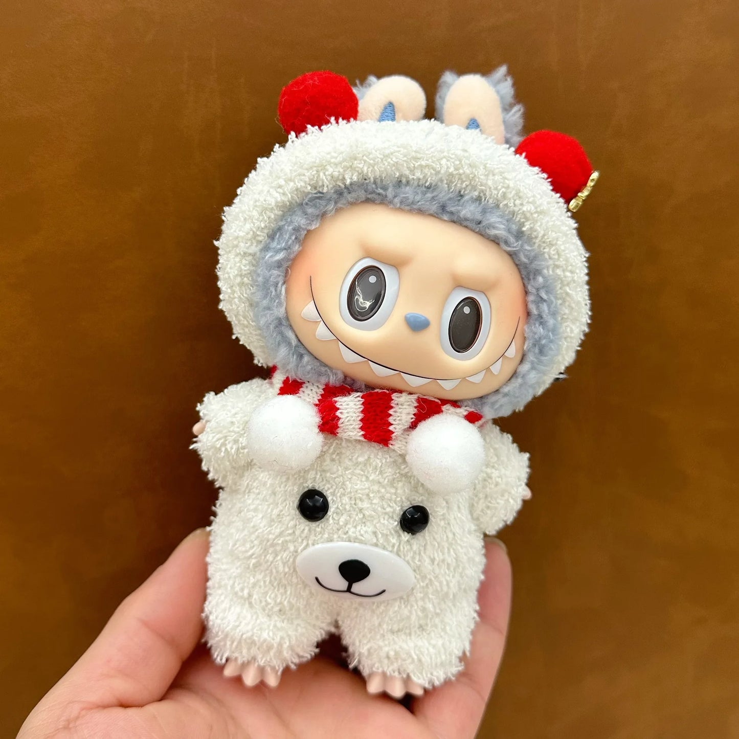 15-17CM Labubu Doll Clothes – Mini Plush Cotton Outfits for I, II, III Dolls, Party & Gift Accessories