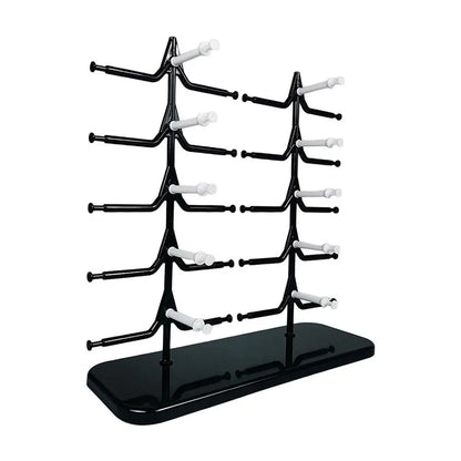 5/10 Pairs Glasses Display Stand – 5-Layer Sunglasses & Eyewear Organizer Rack, Space-Saving Frame Holder Tray