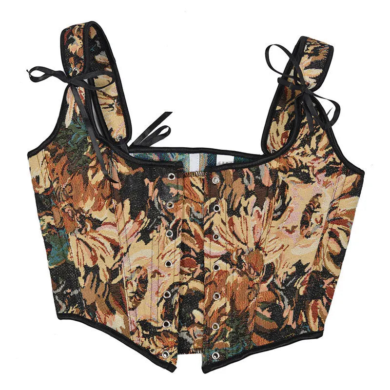 Sexy Lolita Underbust Corset – Slimming Bandage Bustier Top for Women Lingerie & Elegant Streetwear