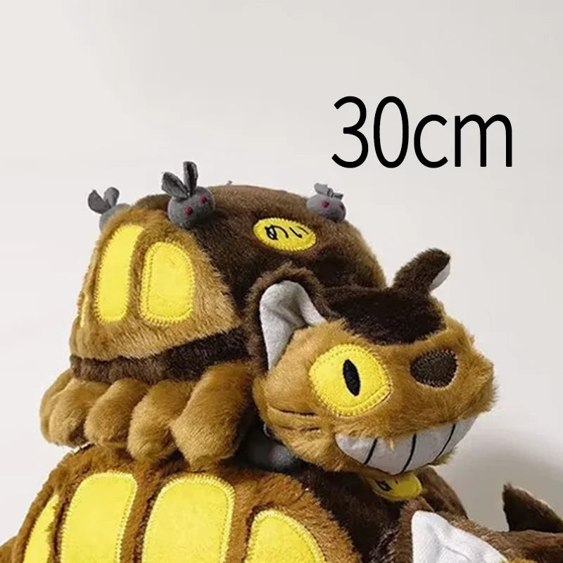 My Neighbor Totoro Plush Toy – Cartoon Bus Soft Stuffed Animal for Kids Xmas & Birthday Gift