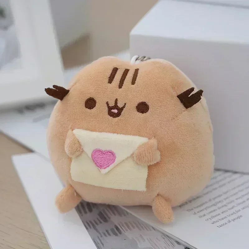 Pusheen Kawaii Cat Plush Toy - Cute Donut, Unicorn, Ice Cream, Pizza, and Cake Stuffed Animal for Gifts and Room Decor